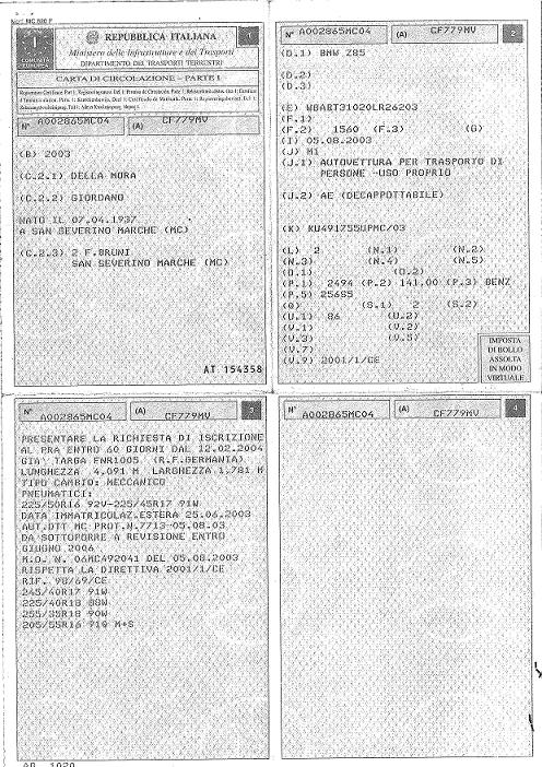 Immatriculer un véhicule importé d’Italie en France